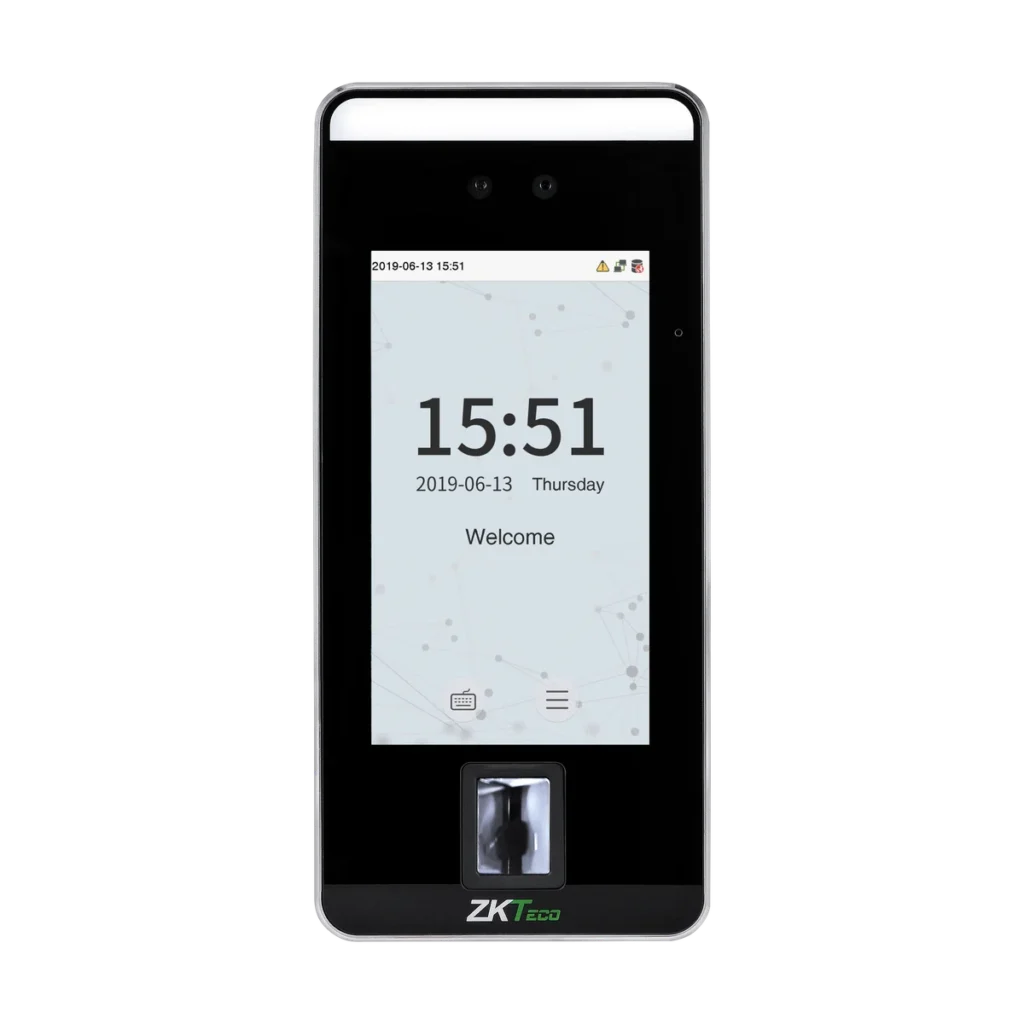 ZKTeco SpeedFace V5L — biometrisches Zeiterfassungs-Terminal
